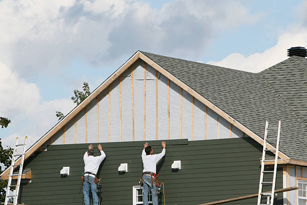 Professional Siding technician working in Amelia Court House, VA